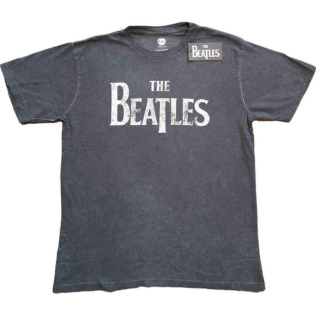 BEATLES, THE - DROP T LOGO SNOW WASH - T-Shirt Grey (Wash Collection)