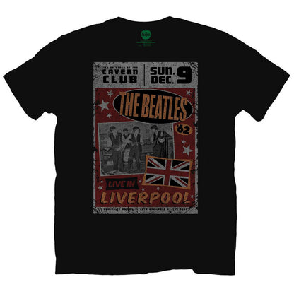 BEATLES, THE - LIVE IN LIVERPOOL - T-Shirt Black