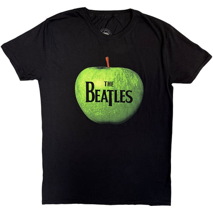 BEATLES, THE - APPLE LOGO - T-Shirt Schwarz