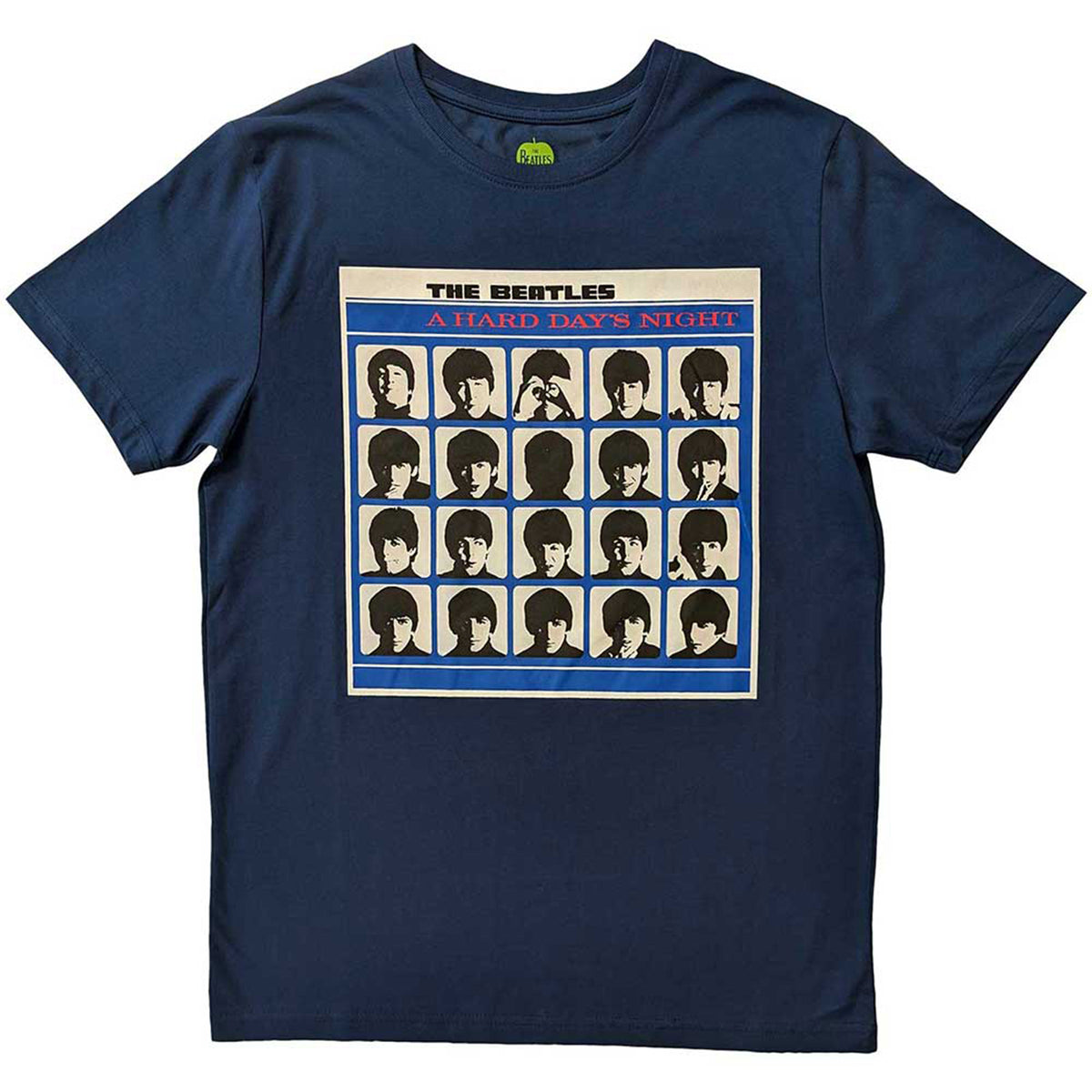 BEATLES, THE - A HARD DAY'S NIGHT ALBUM COVER - T-Shirt Blue