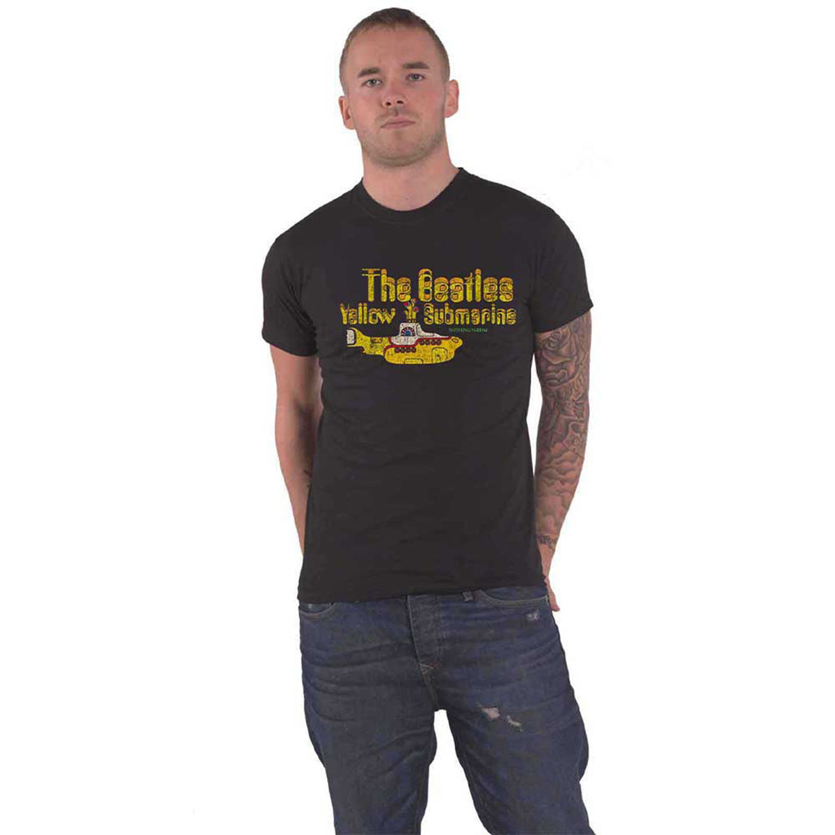 BEATLES, THE - NOTHING IS REAL - T-Shirt Black