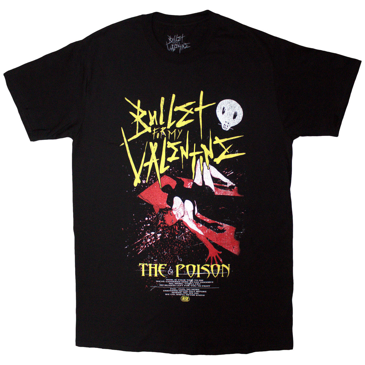 BULLET FOR MY VALENTINE - THE POISON COVER - T-Shirt Black