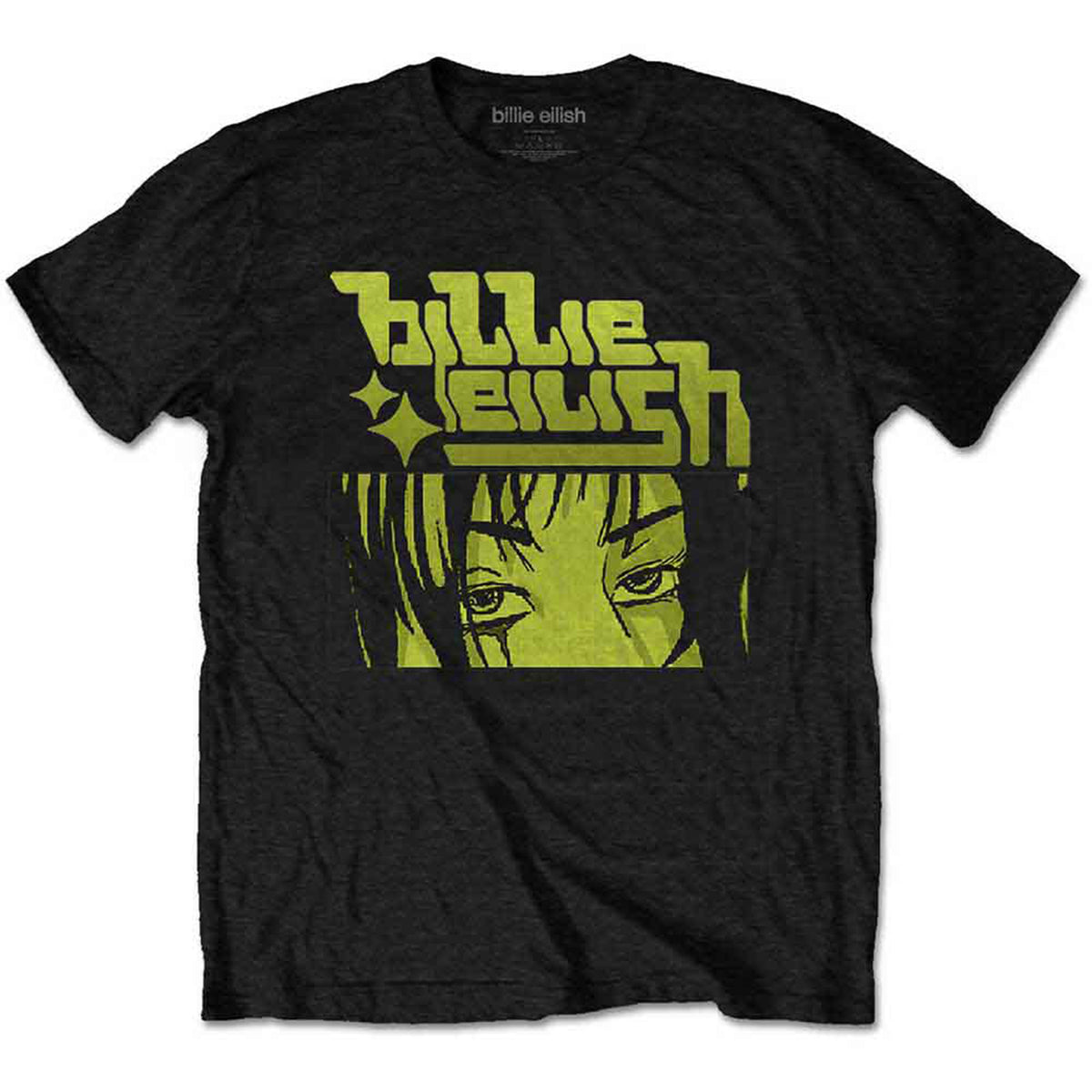 BILLIE EILISH - ANIME LOGO - T-Shirt Black