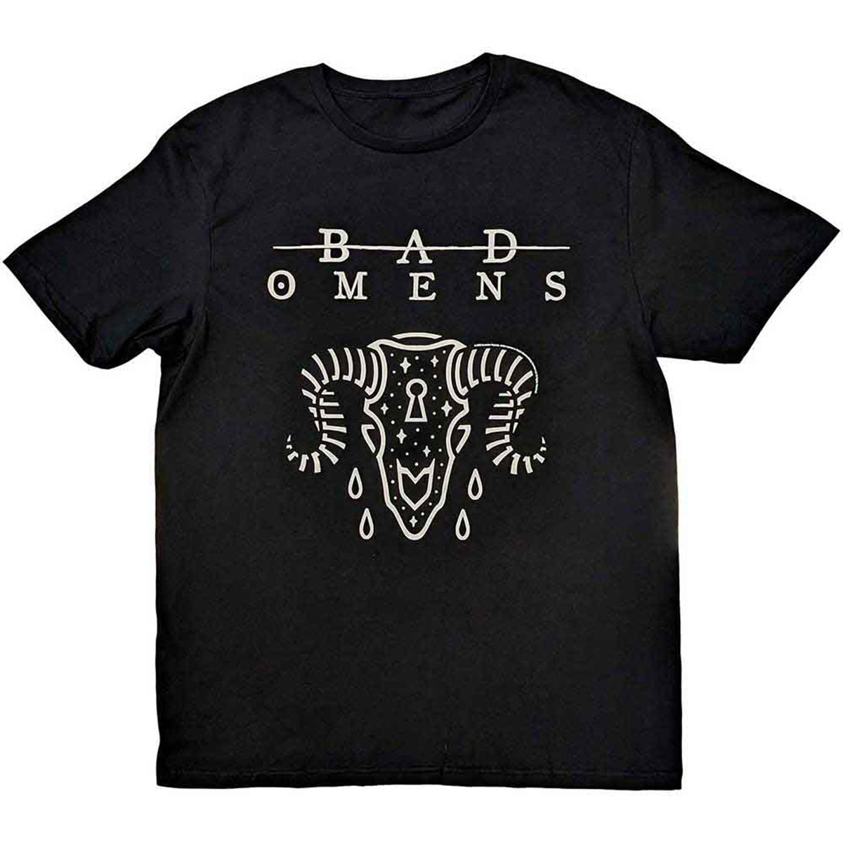 BAD OMENS - RAM SKULL - T-Shirt Black