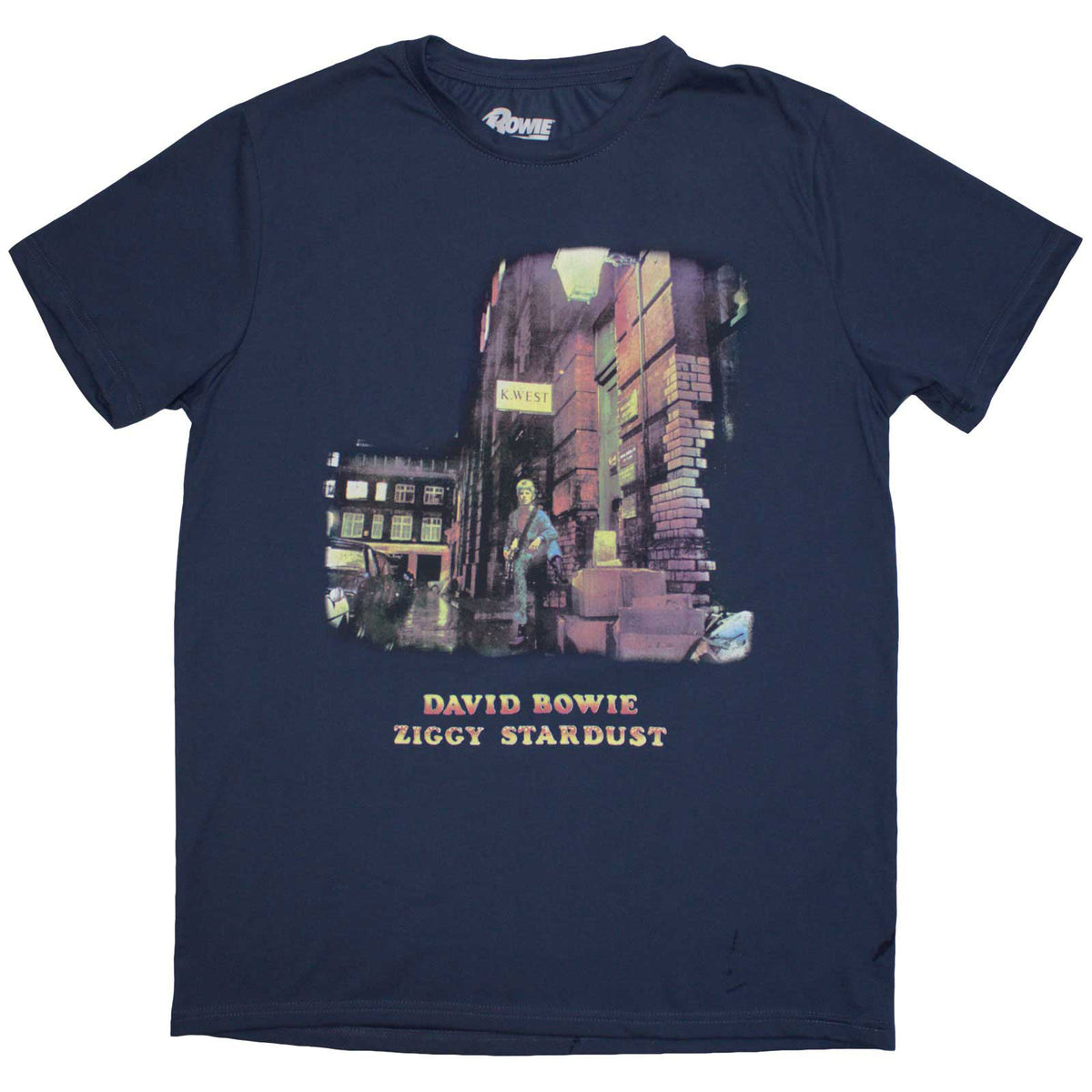 DAVID BOWIE - ZIGGY STARDUST - T-Shirt Blue
