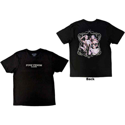 BLACKPINK - PINK VENOM - T-Shirt Black (Back Print & Embellished)