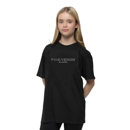 BLACKPINK - PINK VENOM - T-Shirt Black (Back Print & Embellished)