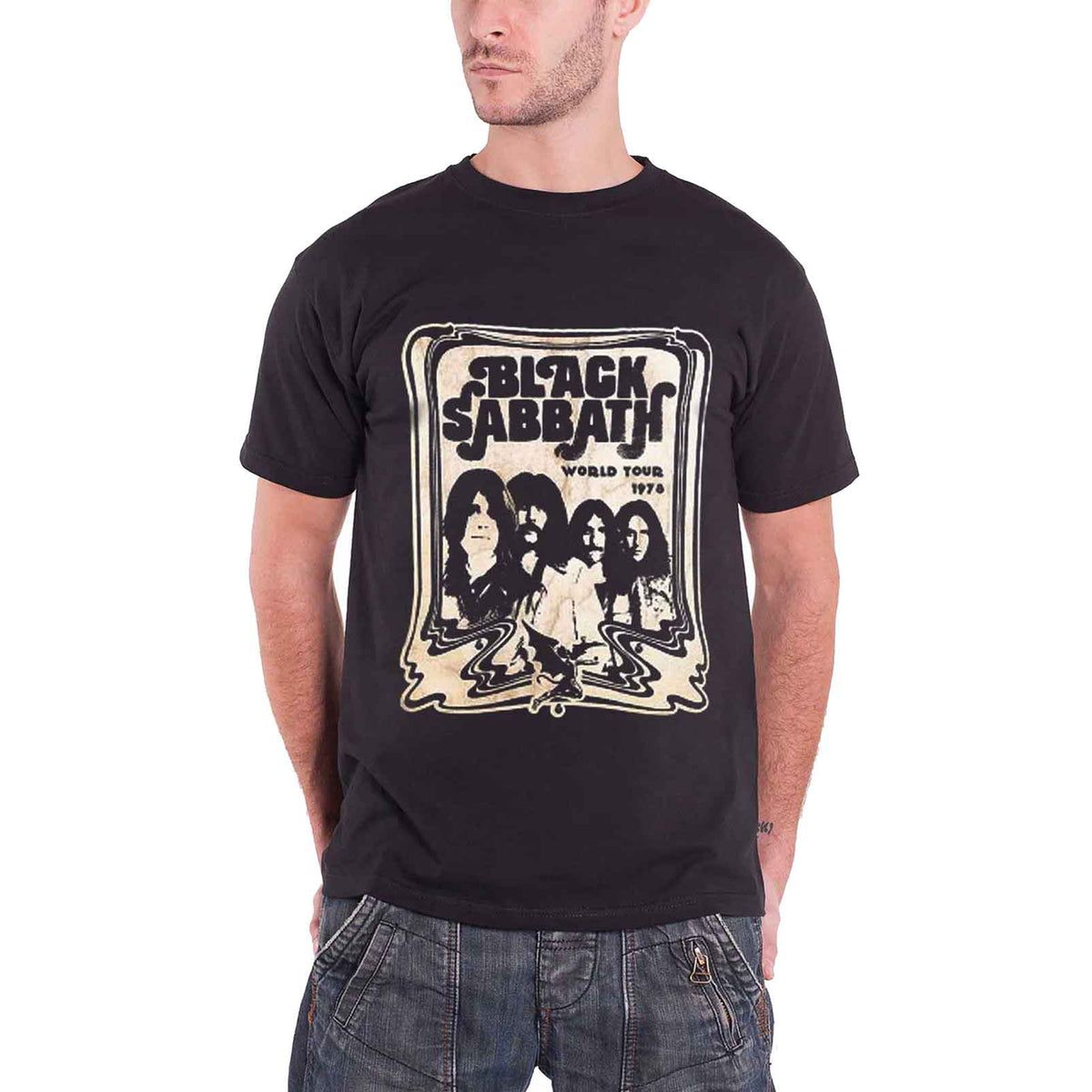 BLACK SABBATH - WORLD TOUR 1978 - T-Shirt Schwarz