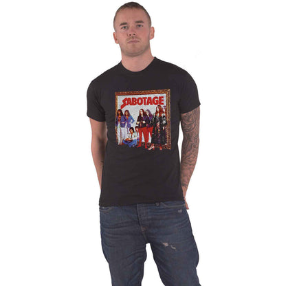 BLACK SABBATH - SABOTAGE - T-Shirt Black (Back Print)