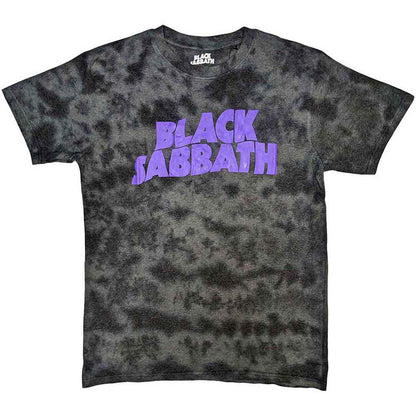 BLACK SABBATH - WAVY LOGO - T-Shirt Black (Wash Collection)