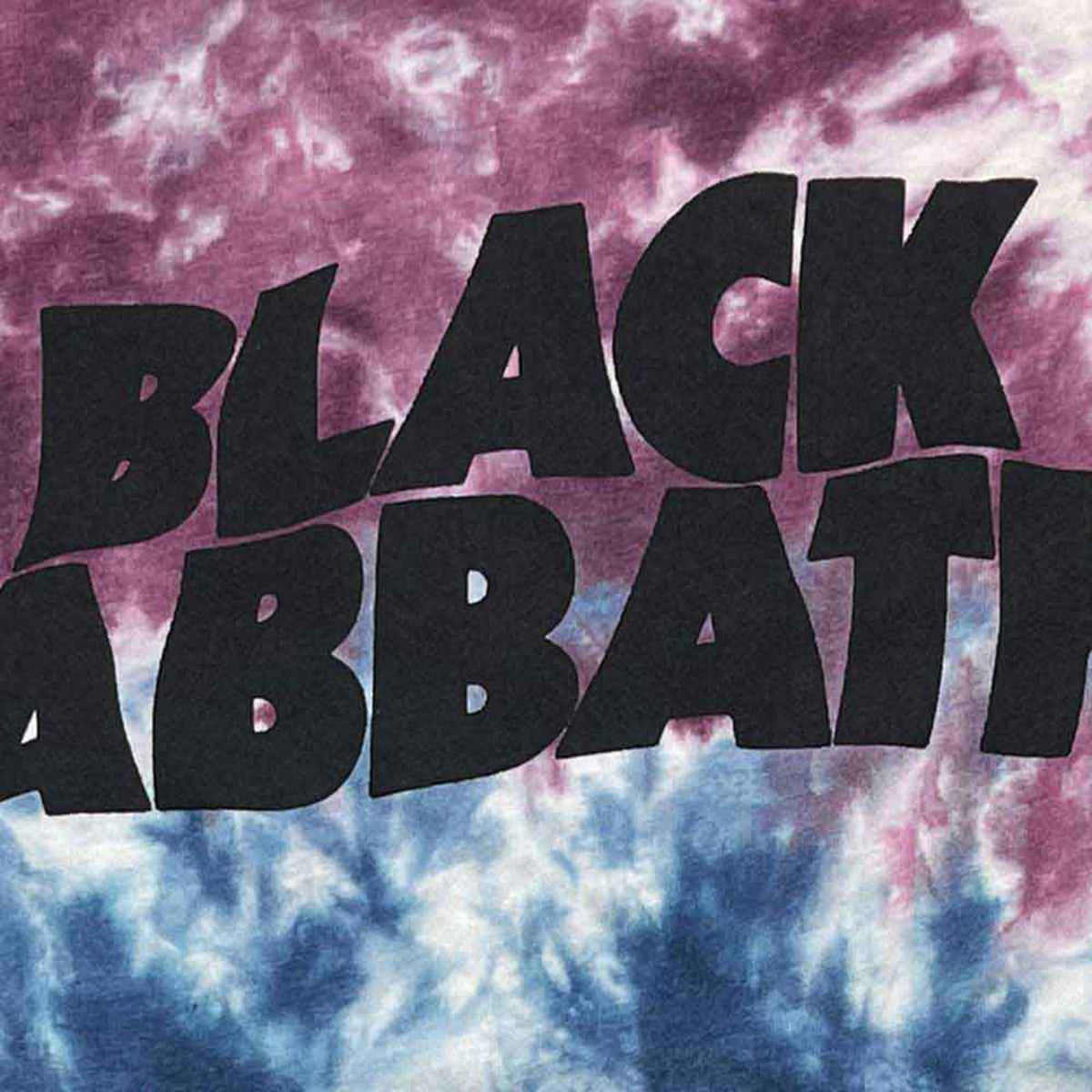 BLACK SABBATH - WAVY LOGO - T-Shirt Blue (Wash Collection)