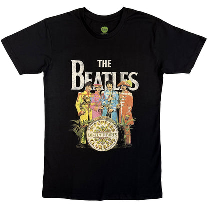 BEATLES, THE - SGT PEPPER - T-Shirt Black
