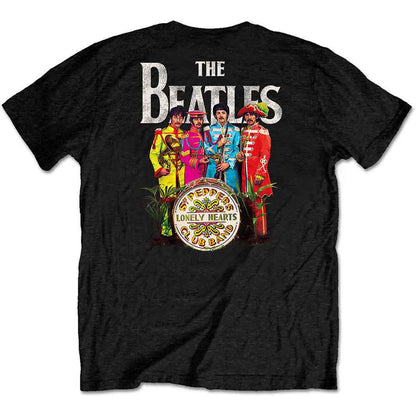 BEATLES, THE - SGT PEPPER - Retail Pack T-Shirt Black (Back Print)
