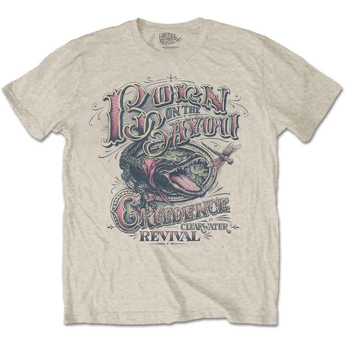 CREEDENCE CLEARWATER REVIVAL - BORN ON THE BAYOU - T-Shirt Neutral