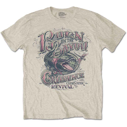CREEDENCE CLEARWATER REVIVAL - BORN ON THE BAYOU - T-Shirt Neutral