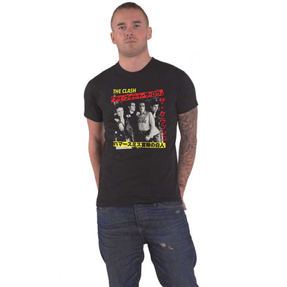 CLASH, THE - KANJI - T-Shirt Black