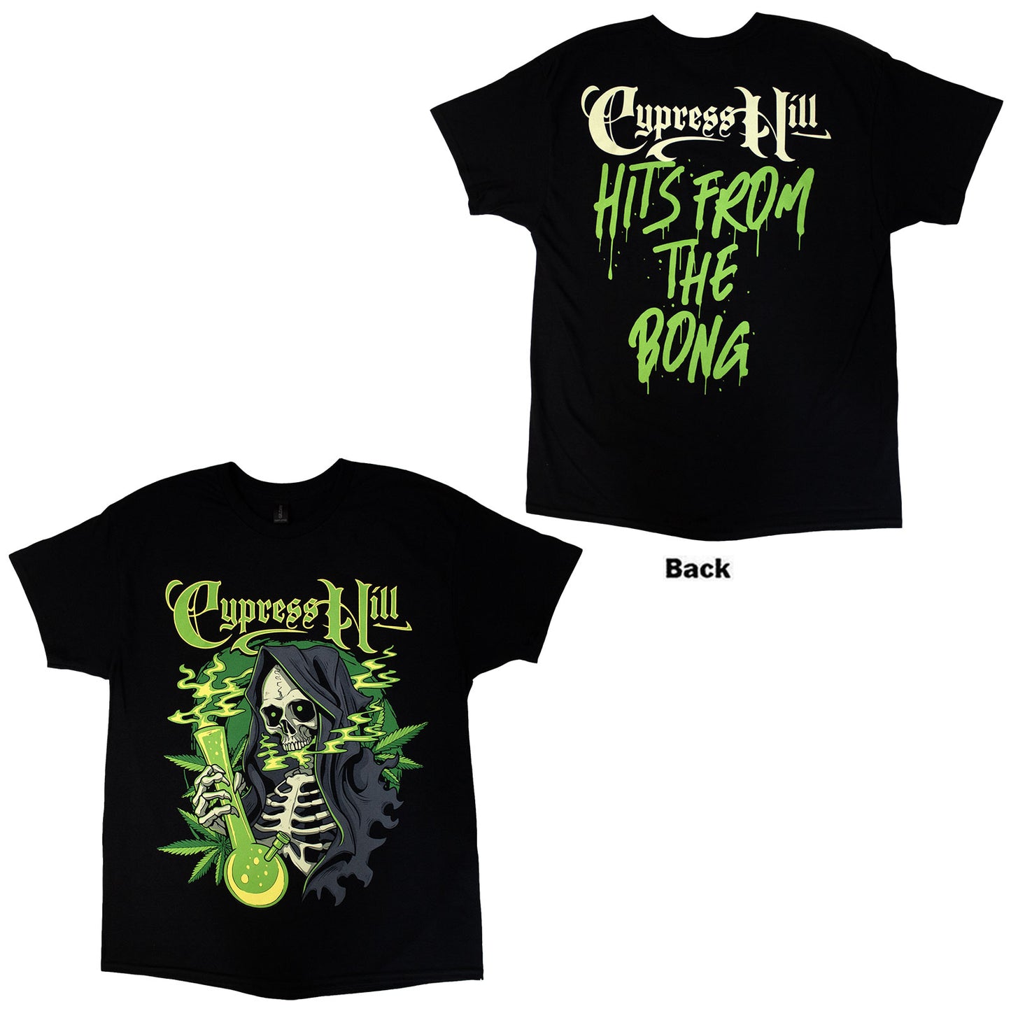 CYPRESS HILL - SKULL BONG - T-Shirt Black
