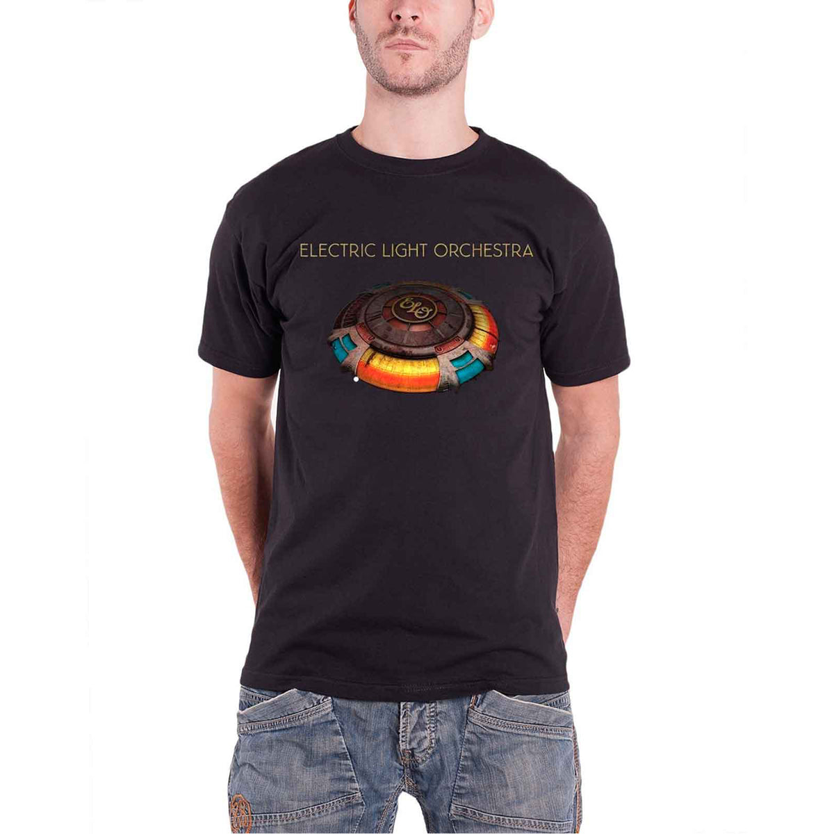 ELO - MR BLUE SKY ALBUM - T-Shirt Black
