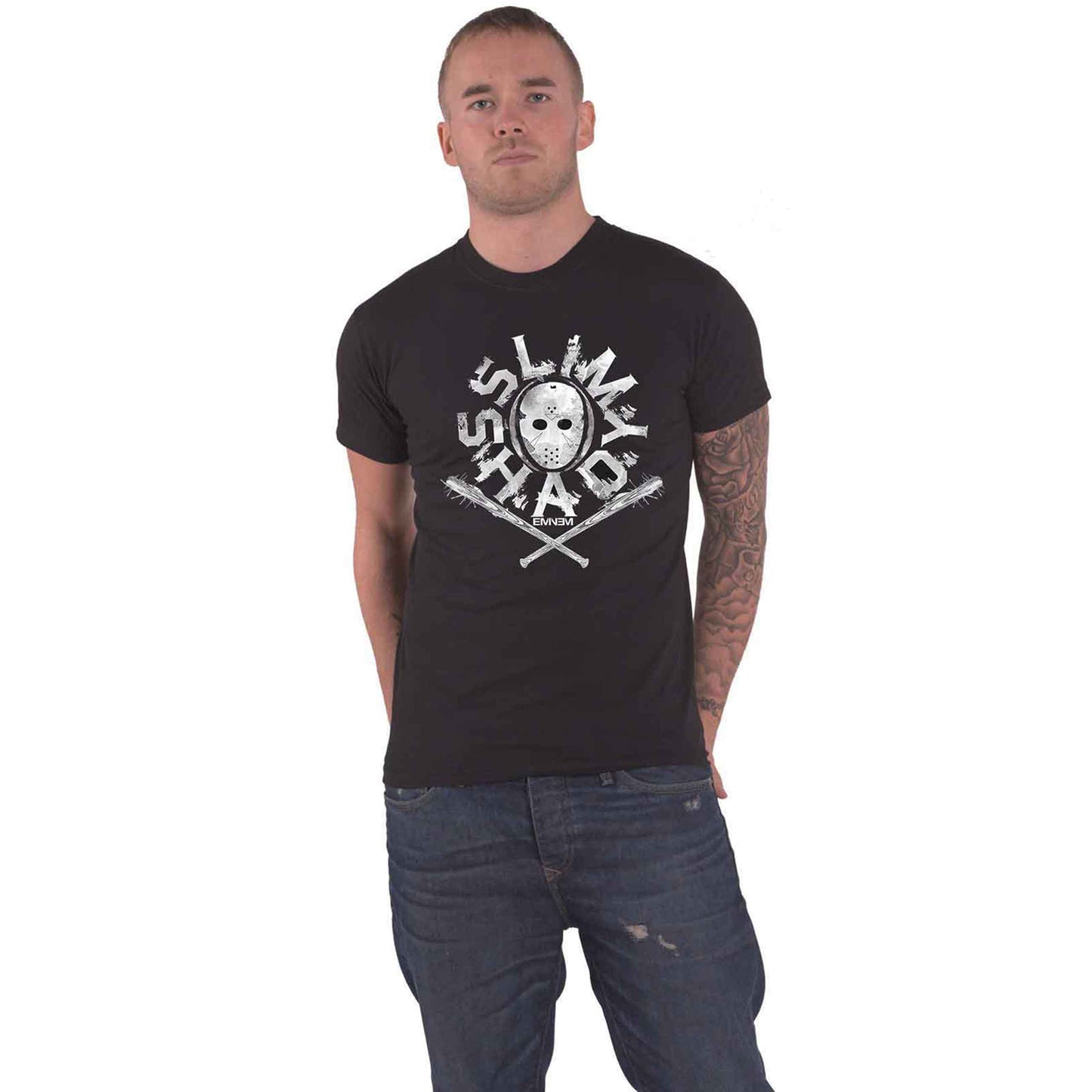 EMINEM - SHADY MASK - T-Shirt Black