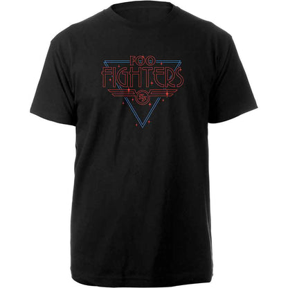 FOO FIGHTERS - BLACK DISCO OUTLINE - T-Shirt Black