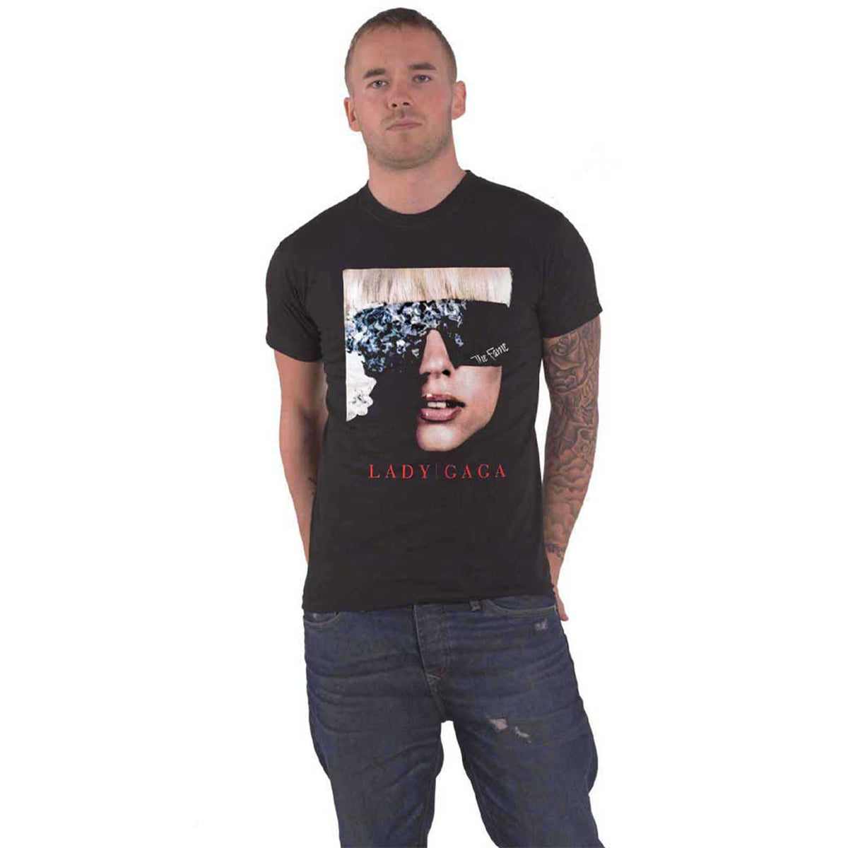 LADY GAGA - THE FAME PHOTO - T-Shirt Black