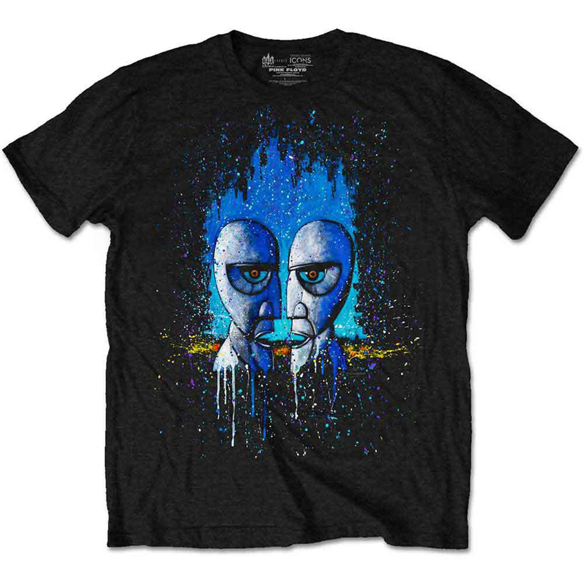 PINK FLOYD - DIVISION BELL DRIP - T-Shirt Black
