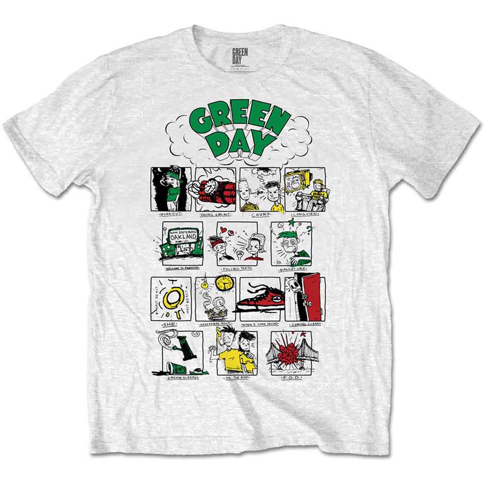 GREEN DAY - DOOKIE RRHOF - T-Shirt White