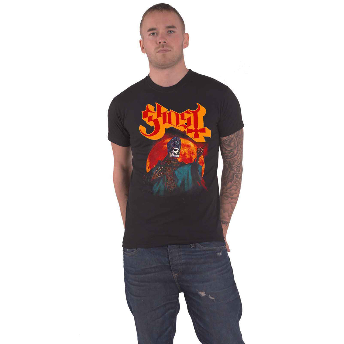 GHOST - HUNTER'S MOON - T-Shirt Black