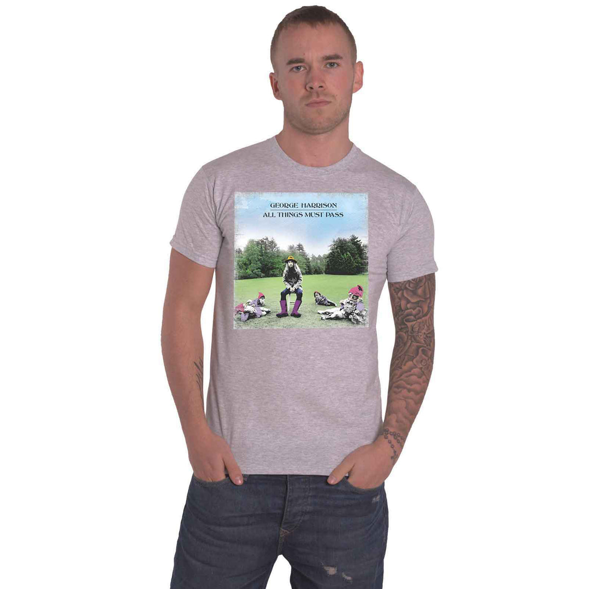 GEORGE HARRISON - ALL THINGS MUST PASS - T-Shirt Grey
