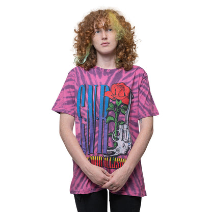 GUNS N ROSES - UYI PISTOL - T-Shirt Purple (Wash Collection)