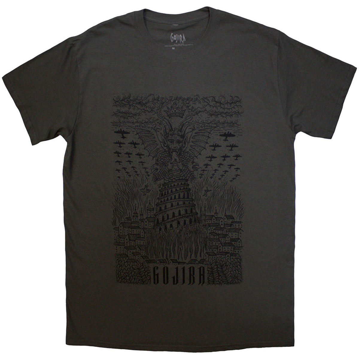 GOJIRA - DEMON VILLAGE - T-Shirt Grey
