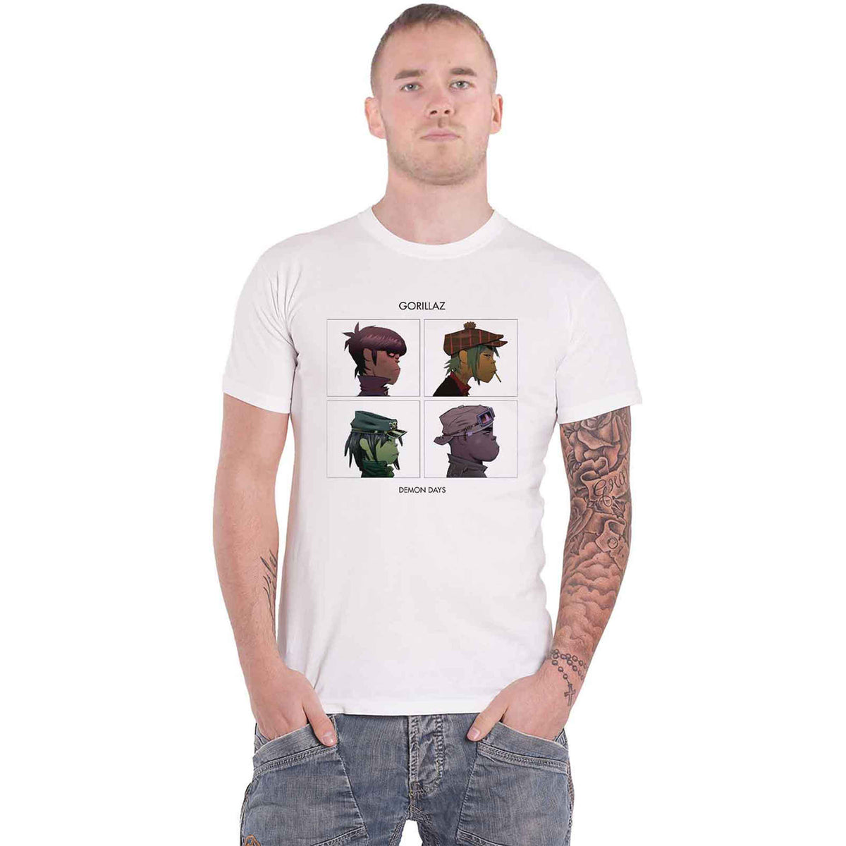 GORILLAZ - DEMON DAYS - T-Shirt White