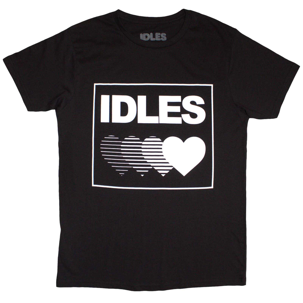 IDLES - GRADIENT HEART - T-Shirt Black