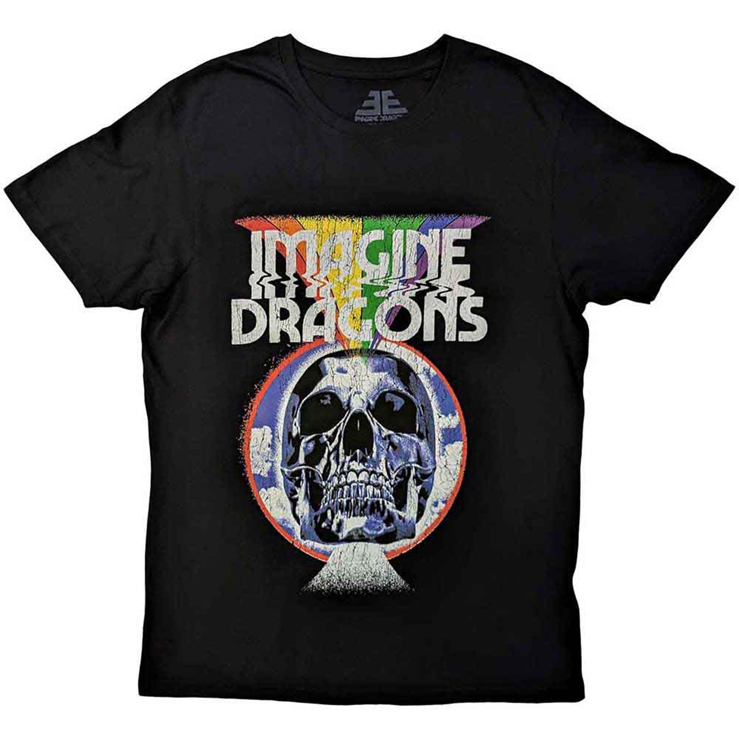 IMAGINE DRAGONS - SKULL - T-Shirt Black