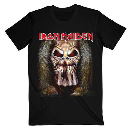 IRON MAIDEN - EDDIE CANDLE FINGER - T-Shirt Schwarz