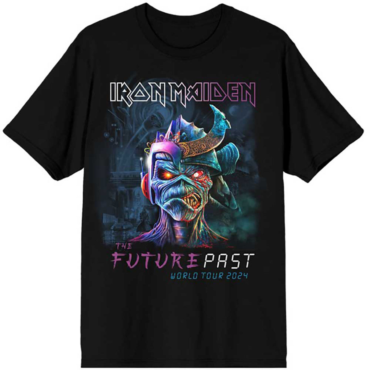 IRON MAIDEN - THE FUTURE PAST WORLD TOUR '24 - T-Shirt Black
