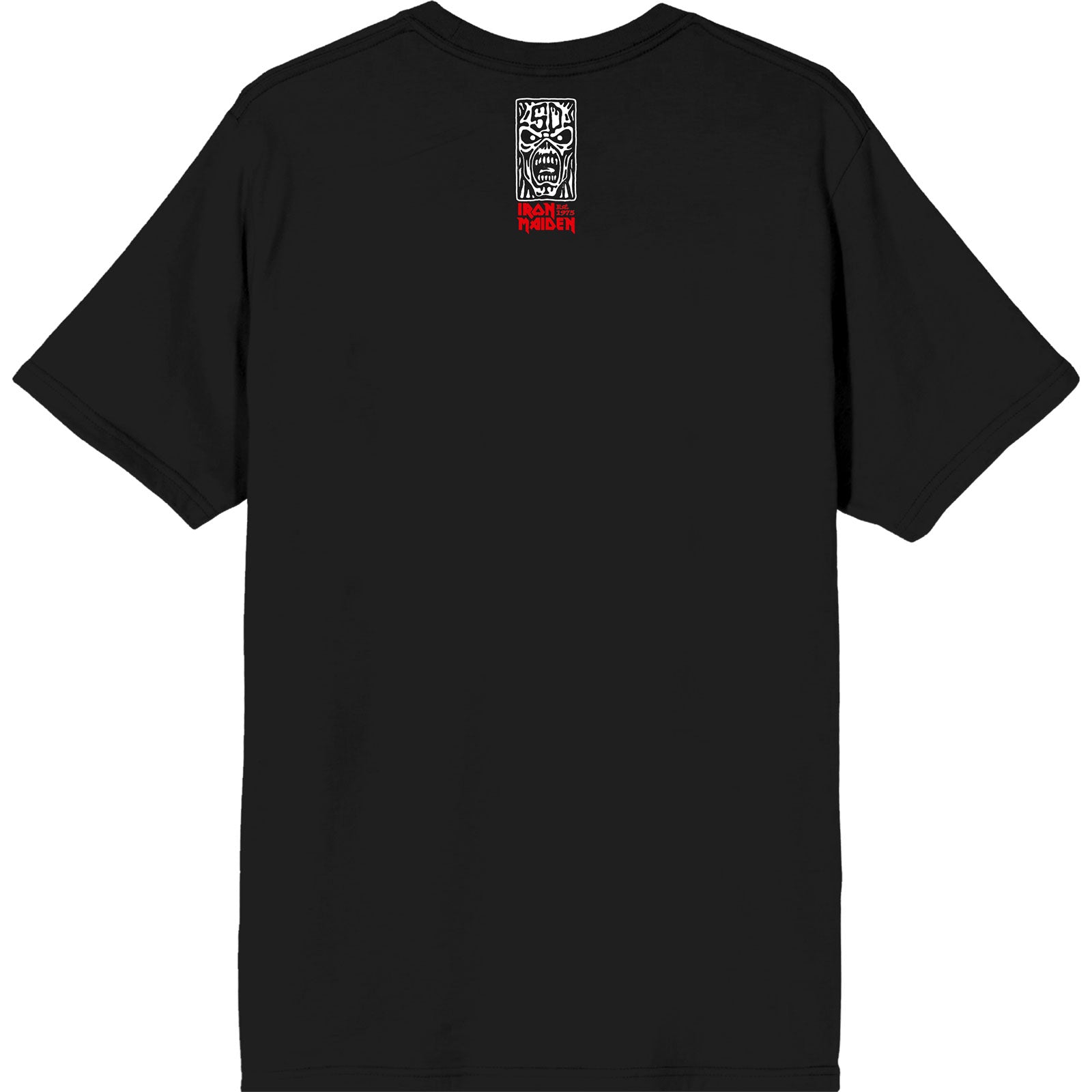 IRON MAIDEN - EST. 1975 EDDIE SCREAM PORTRAIT - T-Shirt Black (Back Print)