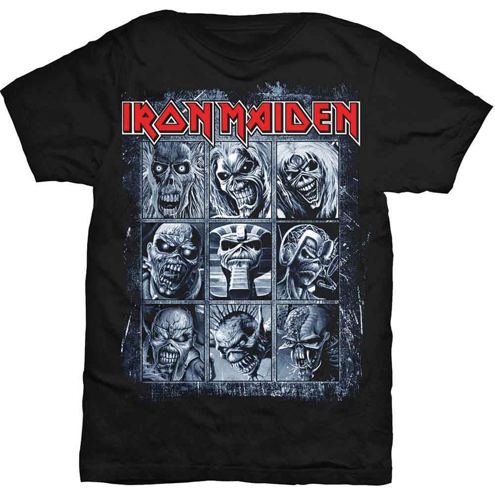 IRON MAIDEN - NINE EDDIES - T-Shirt Black