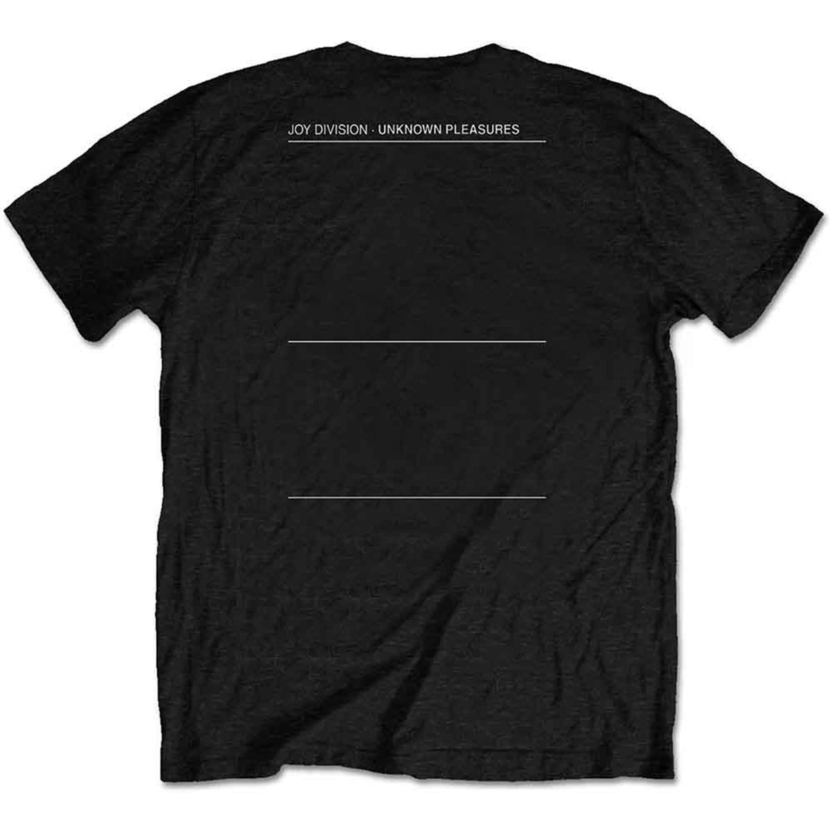 JOY DIVISION - UNKNOWN PLEASURES - T-Shirt Black (Back Print)