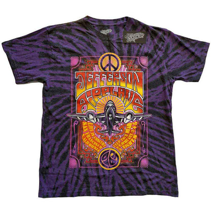 JEFFERSON AIRPLANE - LIVE IN SAN FRANCISCO, CA - T-Shirt Purple (Wash Collection)