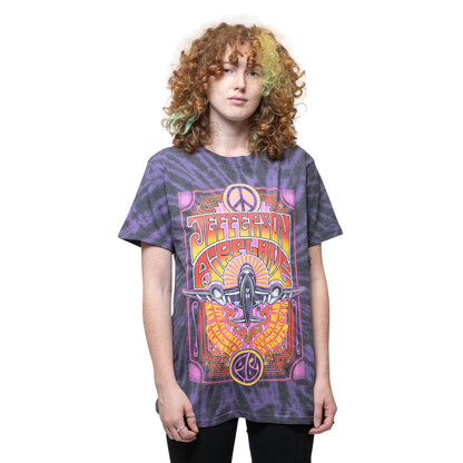JEFFERSON AIRPLANE - LIVE IN SAN FRANCISCO, CA - T-Shirt Purple (Wash Collection)
