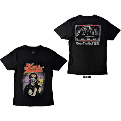 KING DIAMOND - CONSPIRACY TOUR - T-Shirt Black (Back Print)