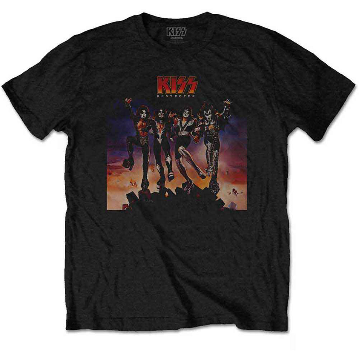 KISS - DESTROYER - T-Shirt Black