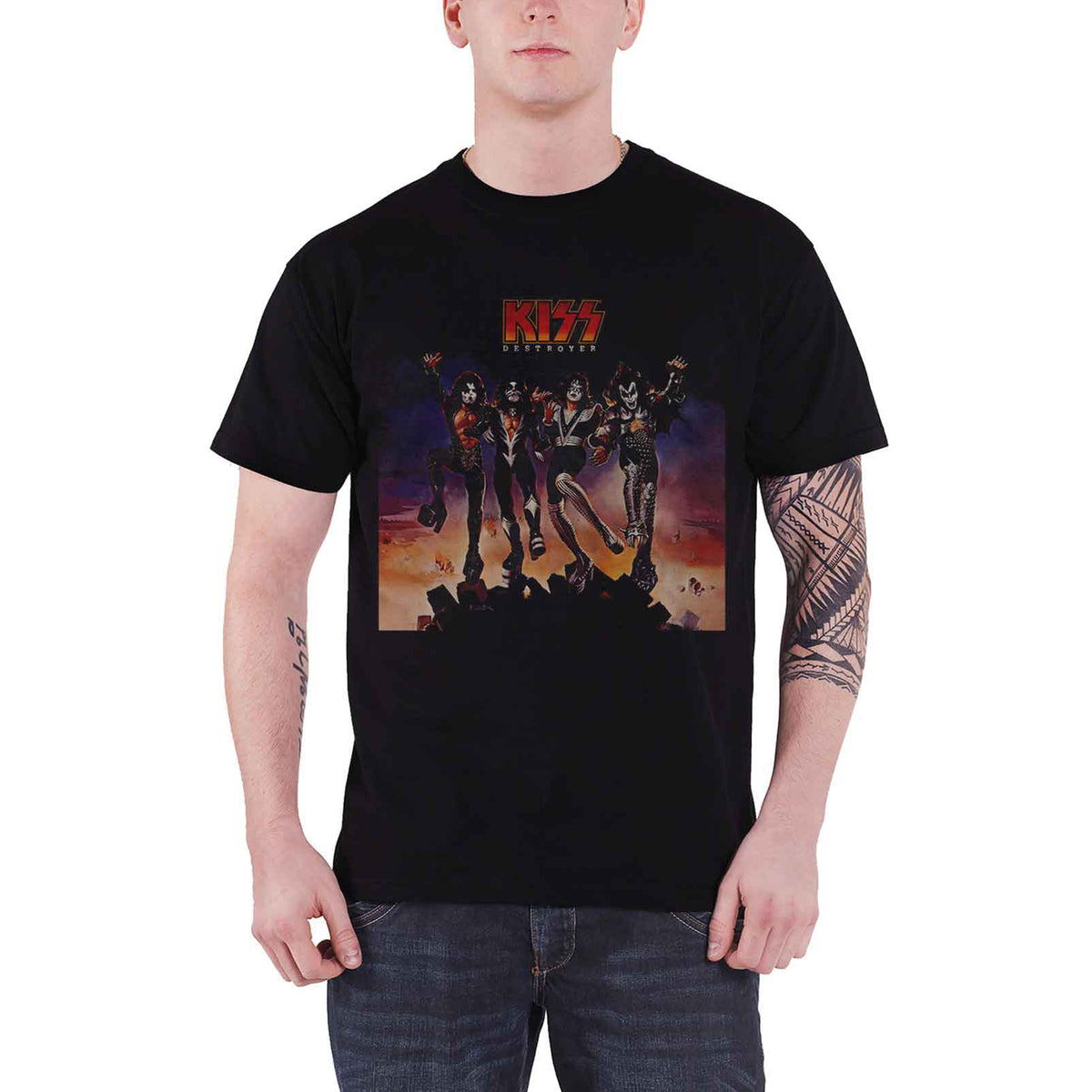 KISS - DESTROYER - T-Shirt Black