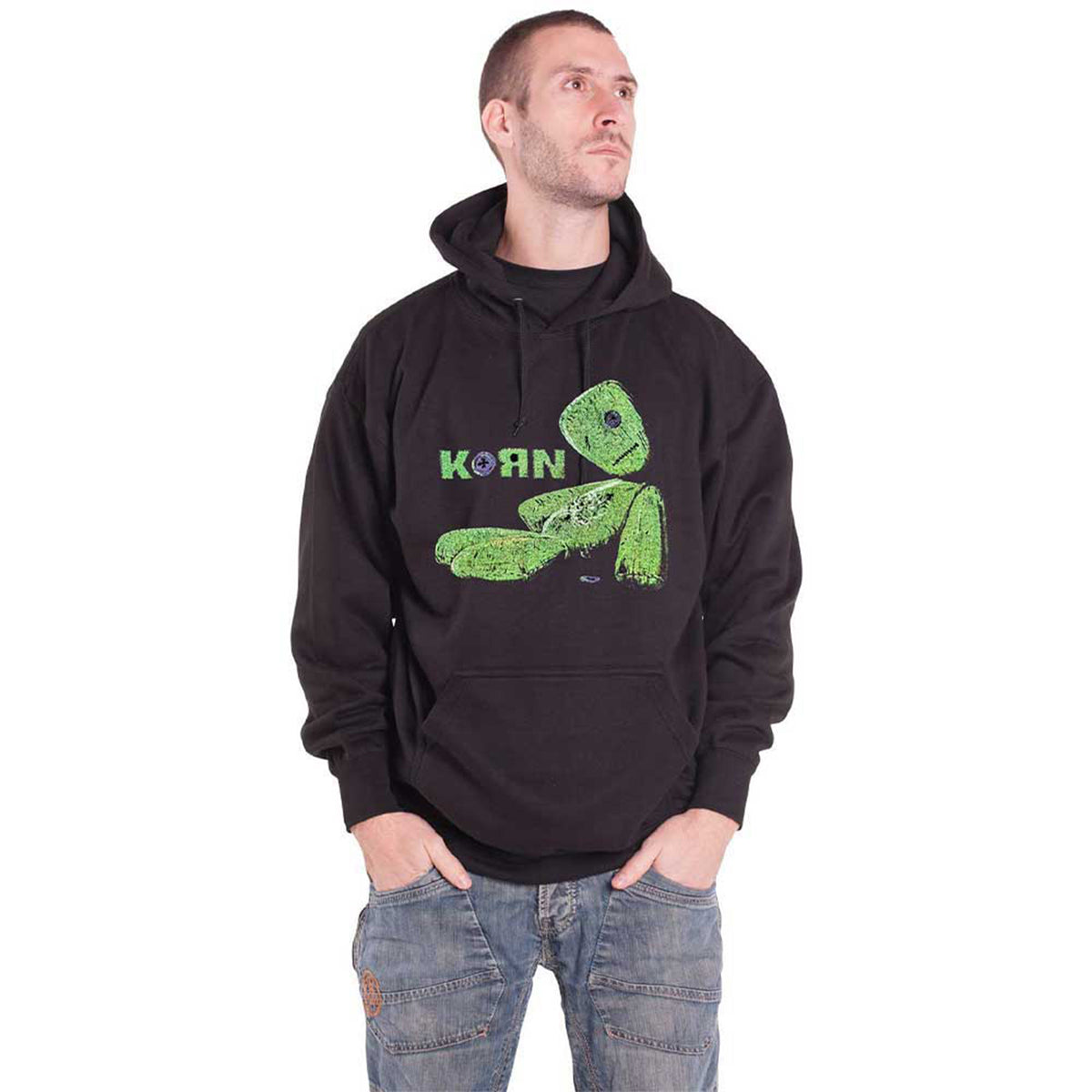 KORN - ISSUES TRACKLIST - Pullover Hoodie Black (Back Print)