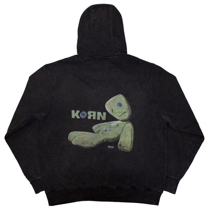 KORN - DOLL ISSUES - Stone Wash Pullover Hoodie Grey (Back Print)