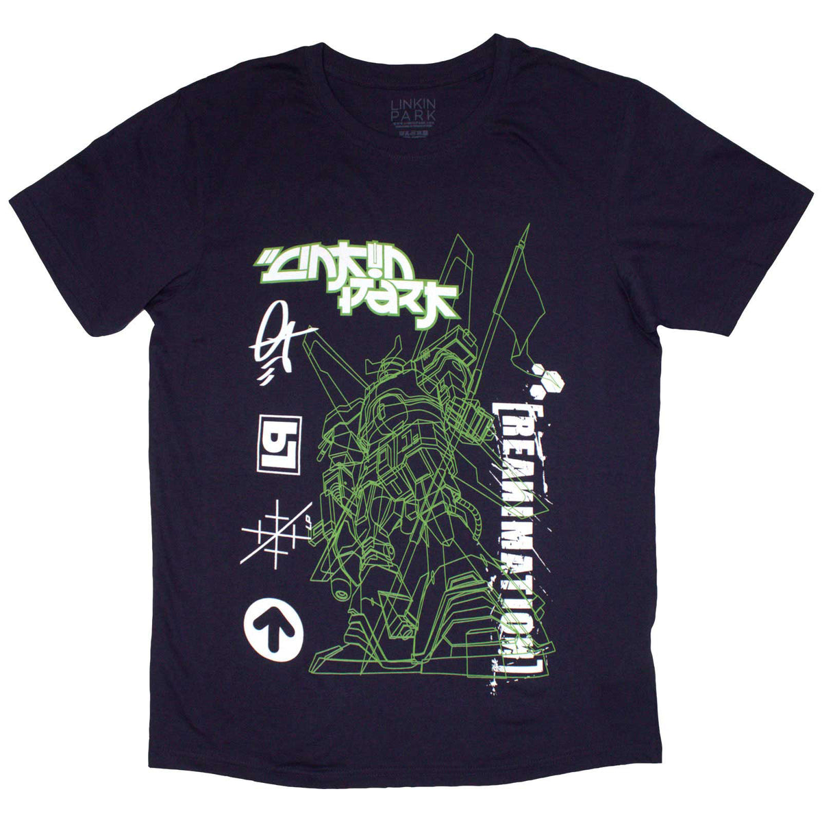 LINKIN PARK - REANIMATION ROBOT SKETCH - T-Shirt Blue
