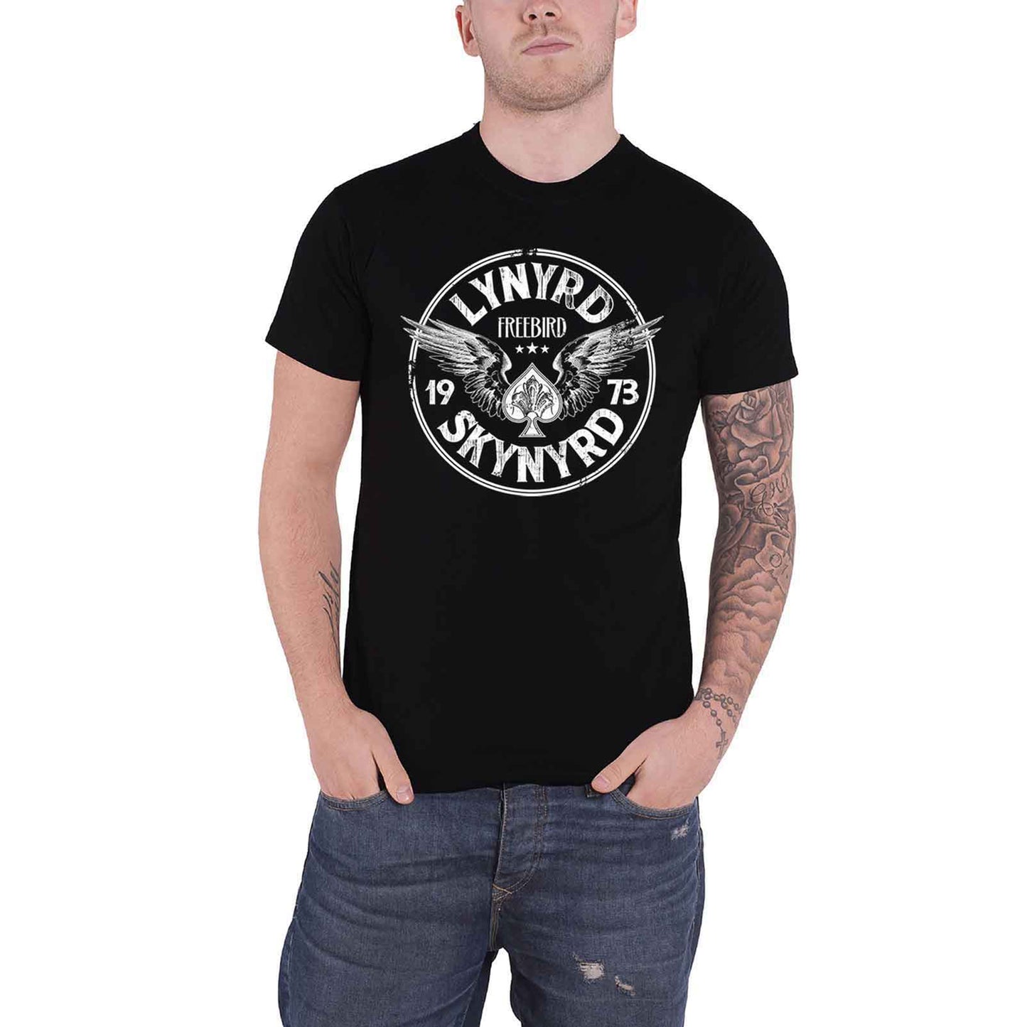 LYNYRD SKYNYRD - FREEBIRD '73 WINGS - T-Shirt Black