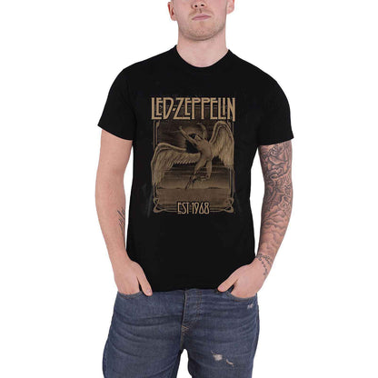 LED ZEPPELIN - FADED FALLING - T-Shirt Black