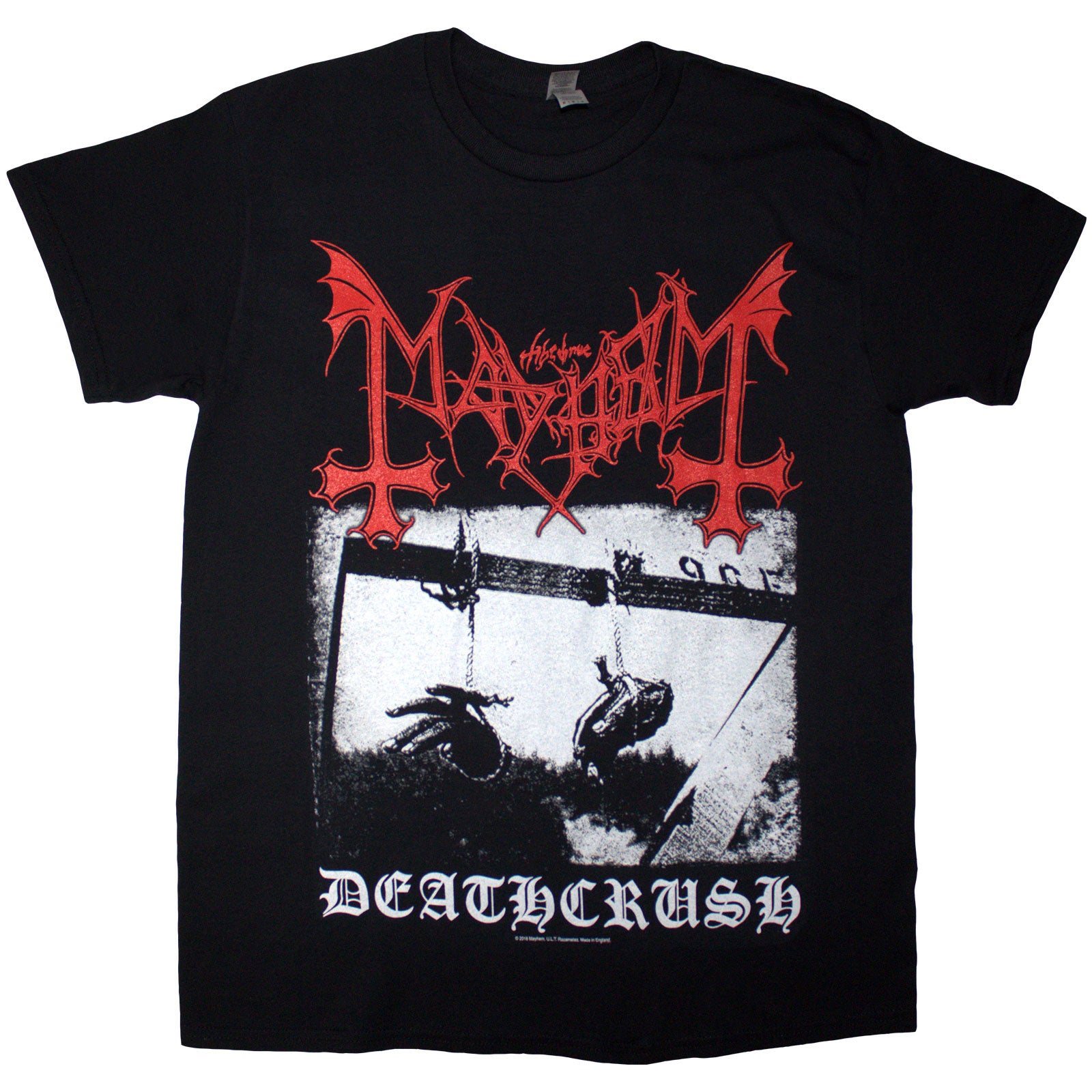 MAYHEM - DEATHCRUSH - T-Shirt Black